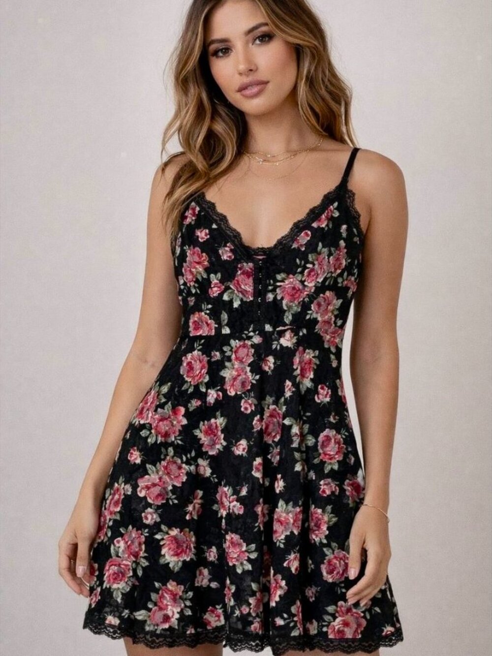 Betsey Johnson Floral Lace Dress | US S | Excellent Condition - Picture 2 of 11